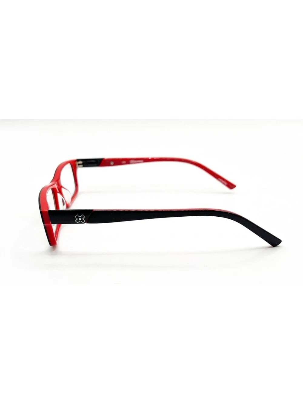 X Games Real Street 001 Black Red Authentic Eyeglasses 47-16-130